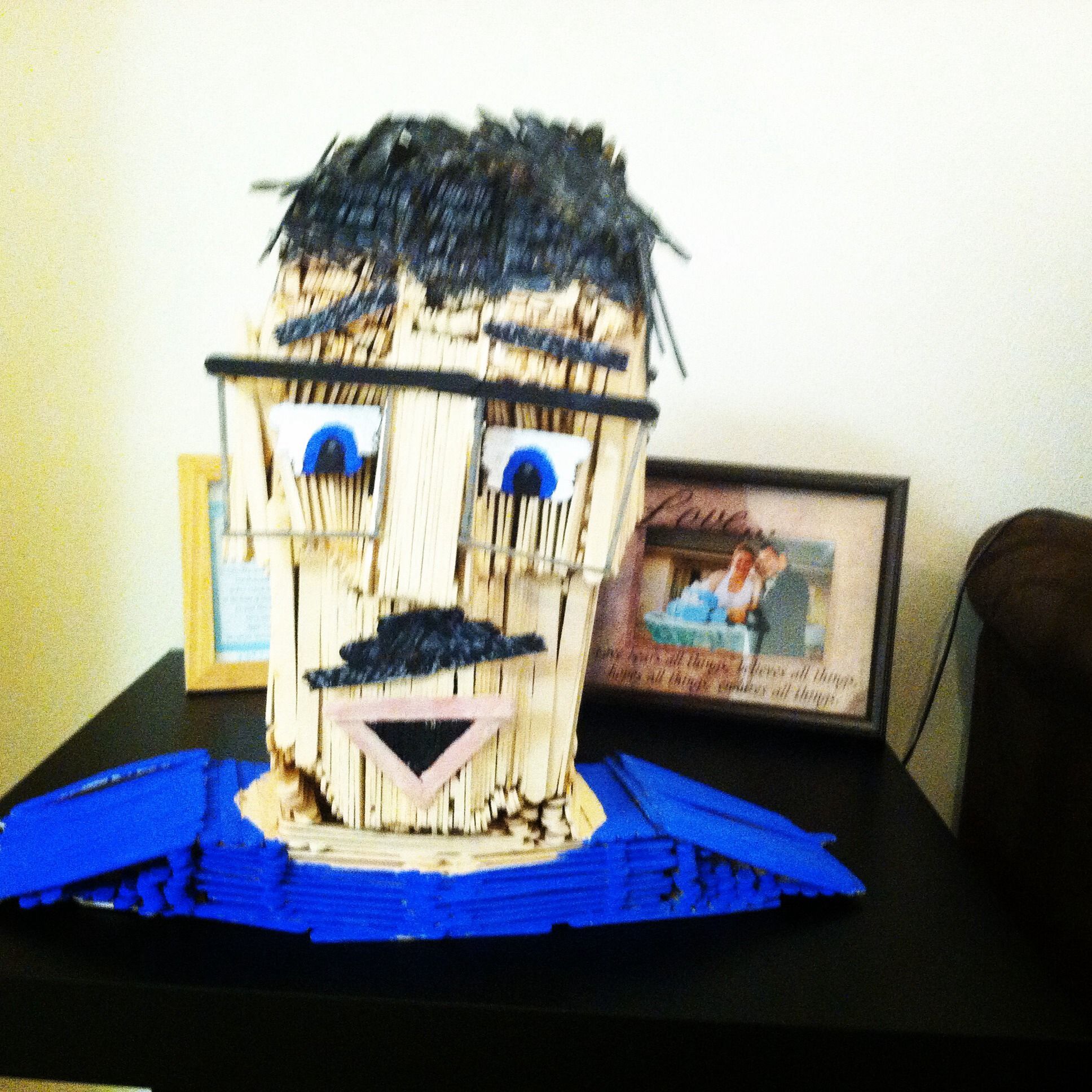 Craft Stick Head Model