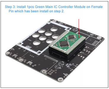 Install 1pcs Green Main IC Controller Module