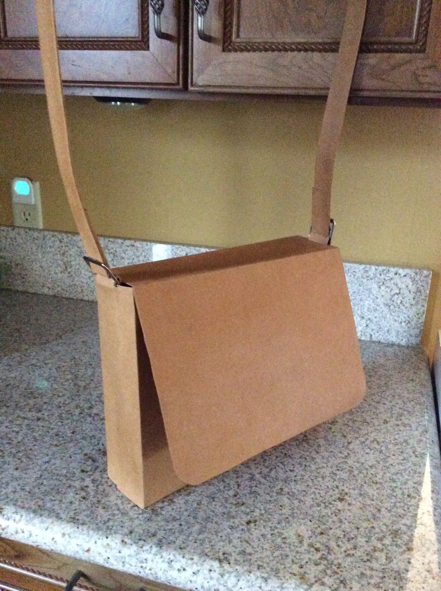 Upcyled Hemp or Grocery Bag Messenger Bag