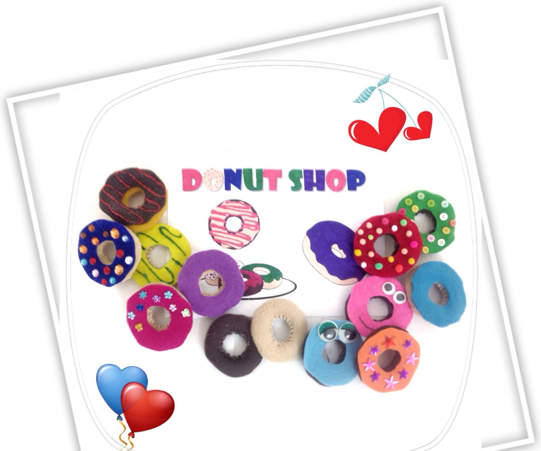 Plush Donut Shop Sewing Pattern