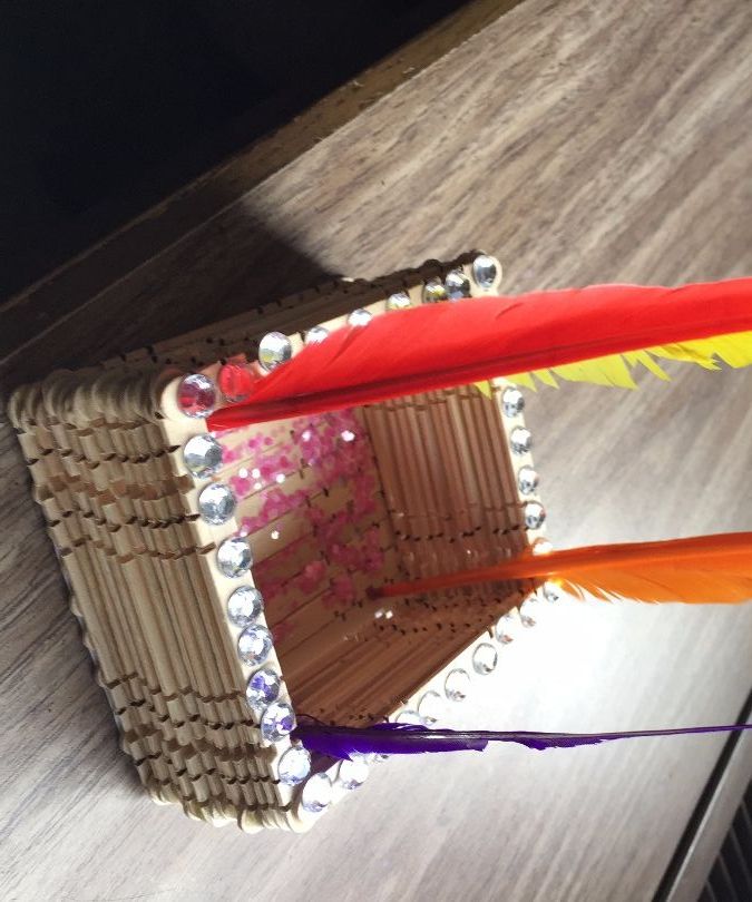 How to Make a Popsicle Stick Pencil Holder