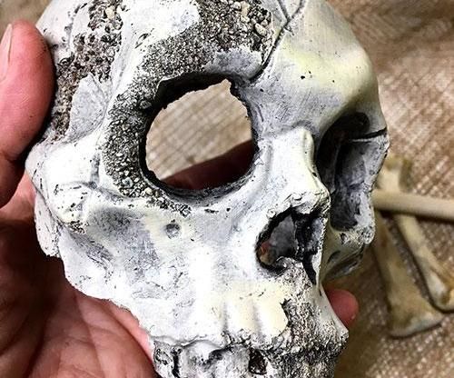 Super Real-look Concrete Skulls