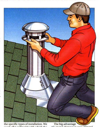 How to Install a Metal Chimney Kit : 3 Steps - Instructables