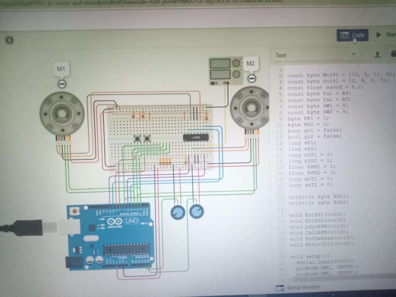 DC Motor and Encoder for Position and Speed Control : 6 Steps ...