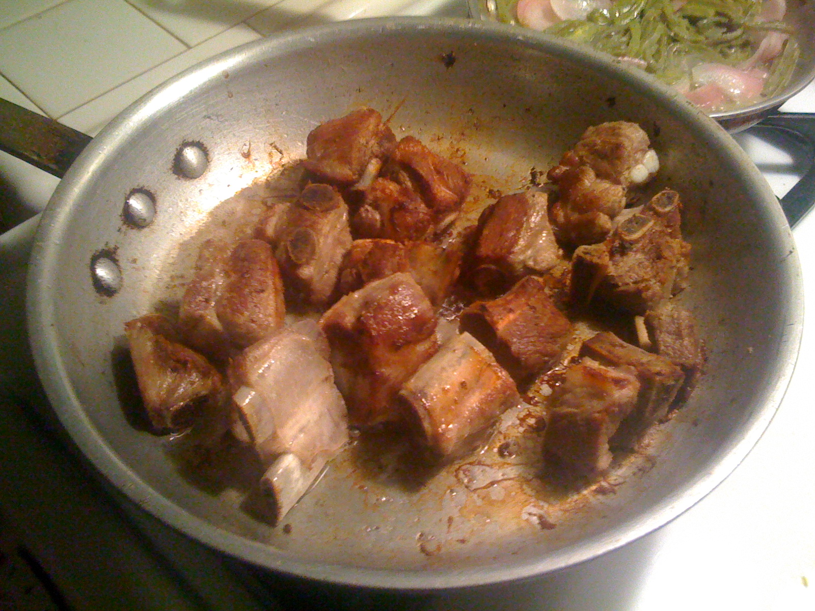 Pork Back Ribs in Green Sauce (Costillas De Puerco En Salsa Verde) 6