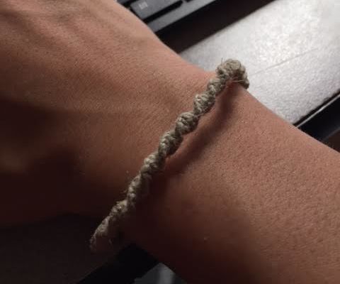 Spiral String Bracelet