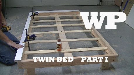 How to Make a Twin Bed - Part I the Frame