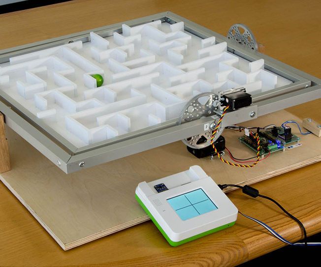 Use Sensors and Actuators to Make a Mechanical Labyrinth Maze