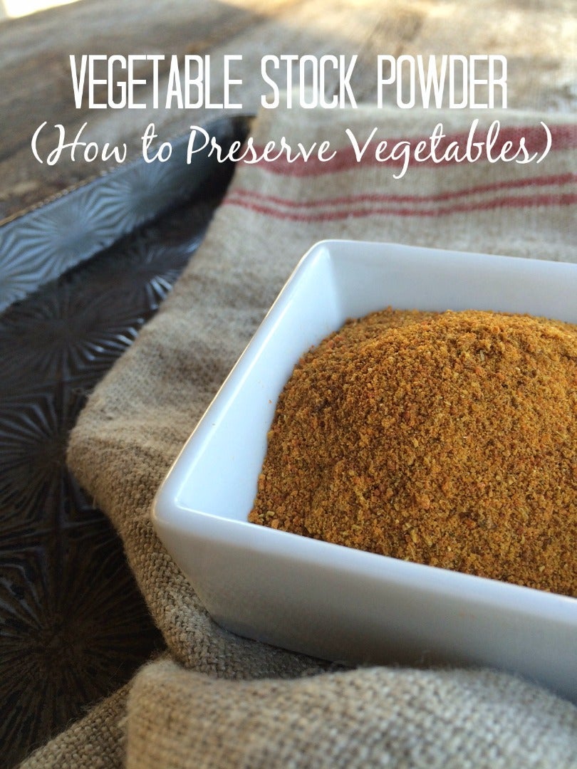 Vegetable Stock Powder How to Preserve Vegetables 3 Steps (with