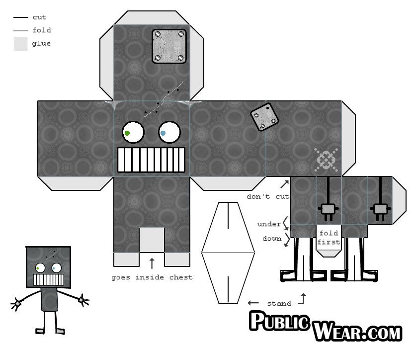 Make a Robot&Atilde;&cent;&acirc;?&not;&Acirc;&brvbar; Paper Robot