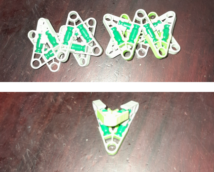 K'nex Letter M and Dice