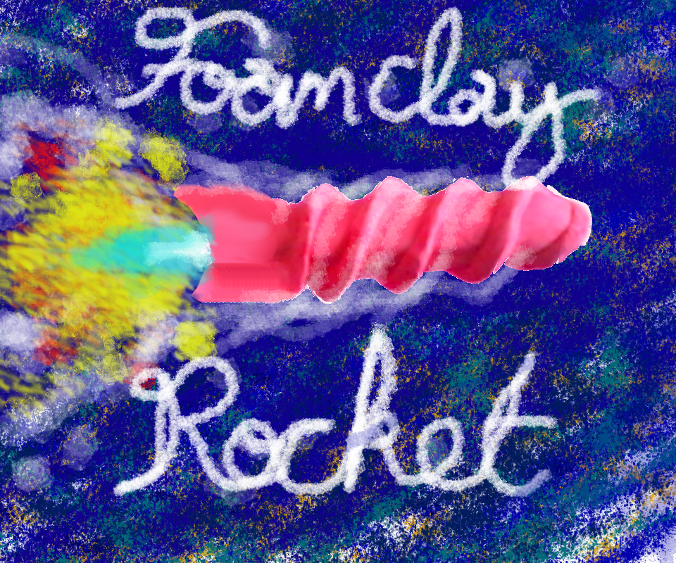 How to Make a Throwing Dart Looking Like an Helical Rocket Out of Foam Clay