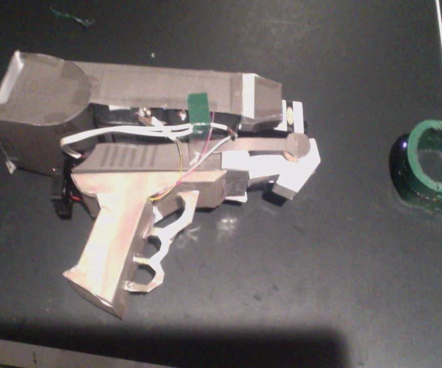 Functioning Lassiter Prototype Burning Laser Pistol From Firefly!