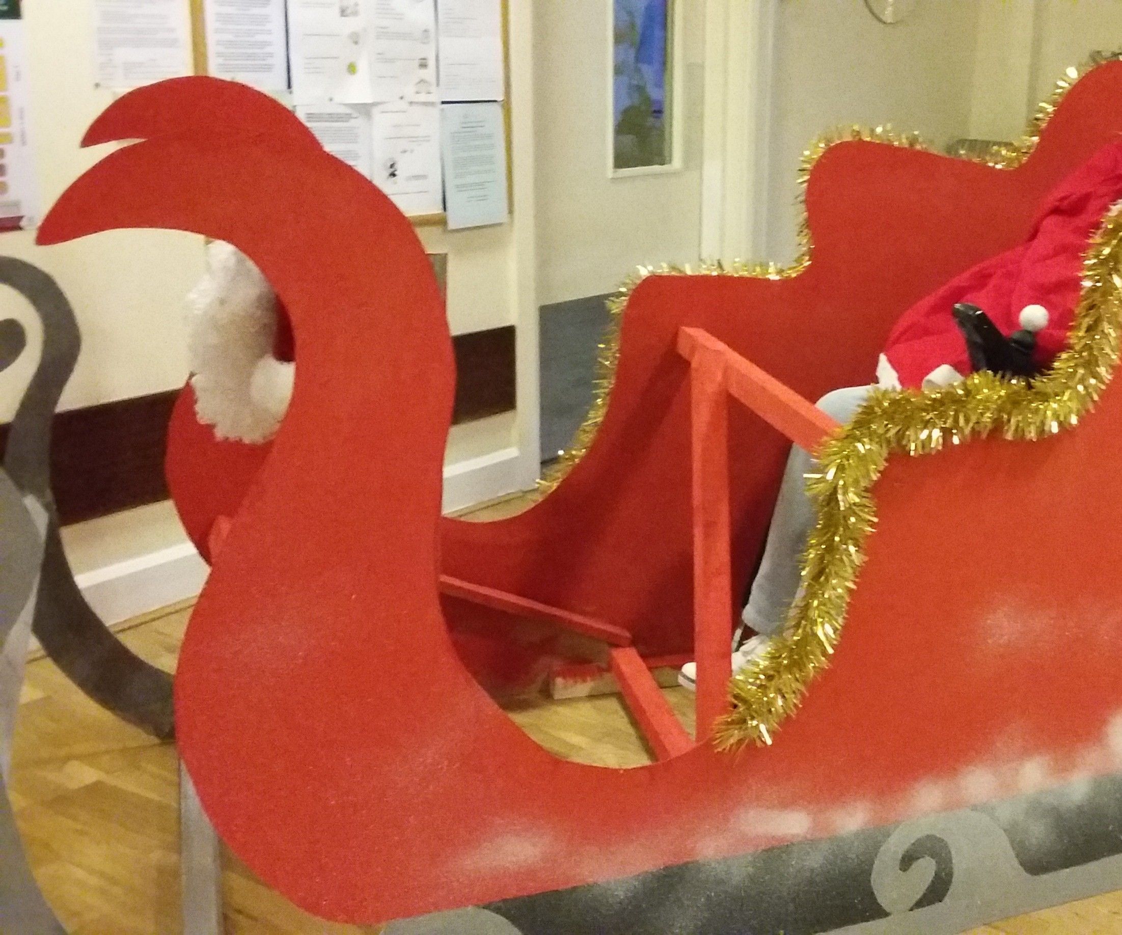 Santa Sleigh Photo Booth
