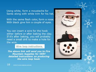 Make a Santa Face.