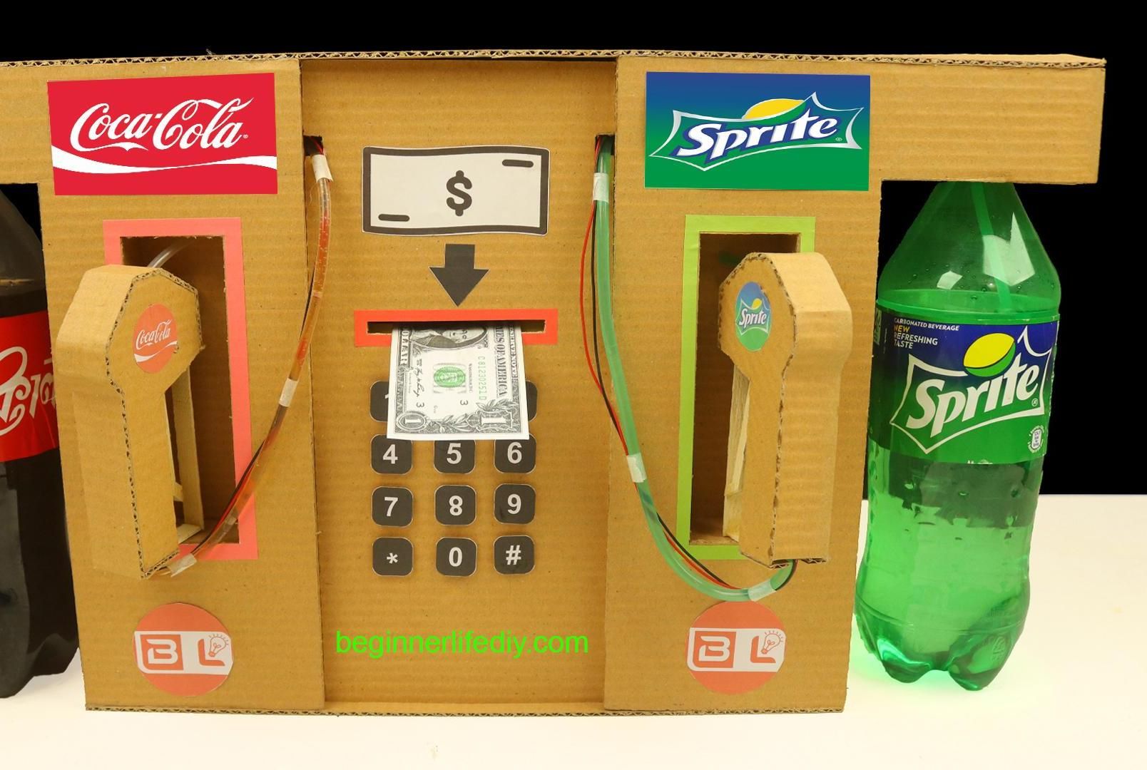How to Make Coca Cola and Sprite Fountain Machine at Home