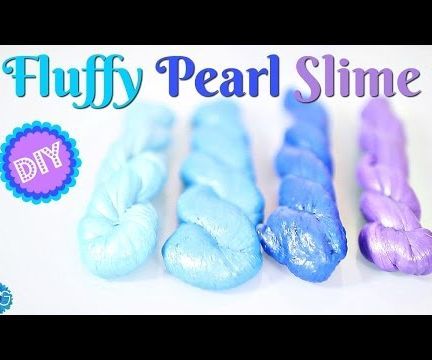 DIY Fluffy Pearl Slime - Poking Slime - No Borax! Baking Soda Method