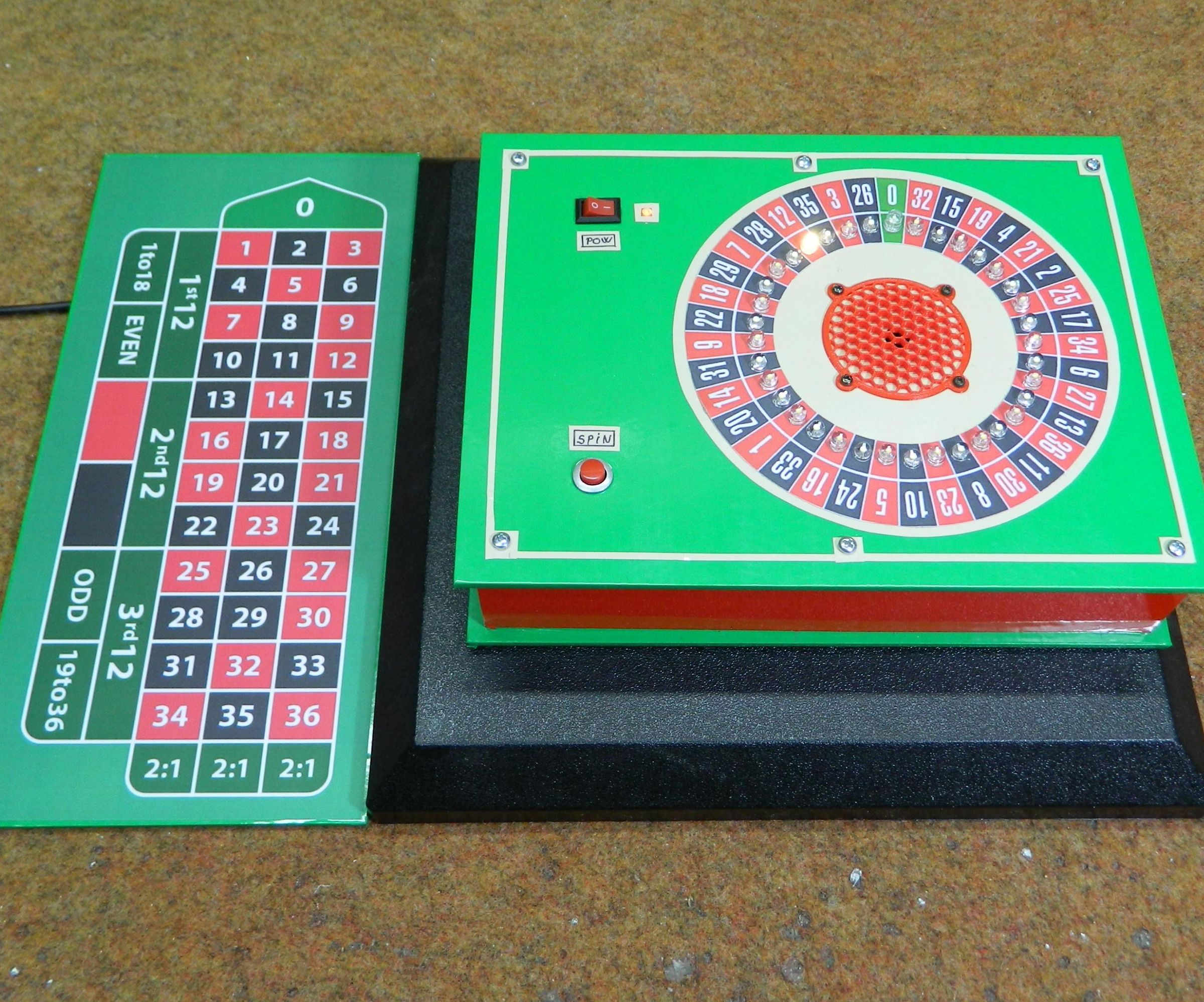 DIY 37 Leds Arduino Roulette Game