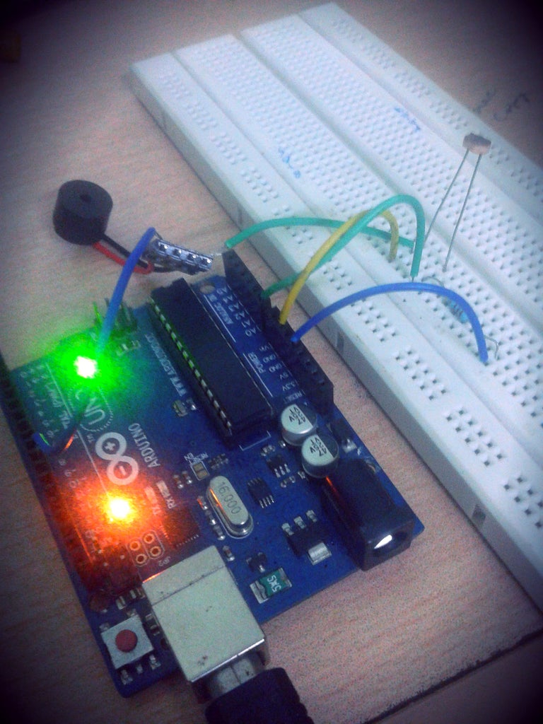 Buzzer Alarm Using LDR and Arduino : 4 Steps - Instructables