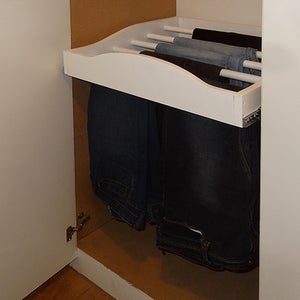 DIY Pull-out Trouser Rack