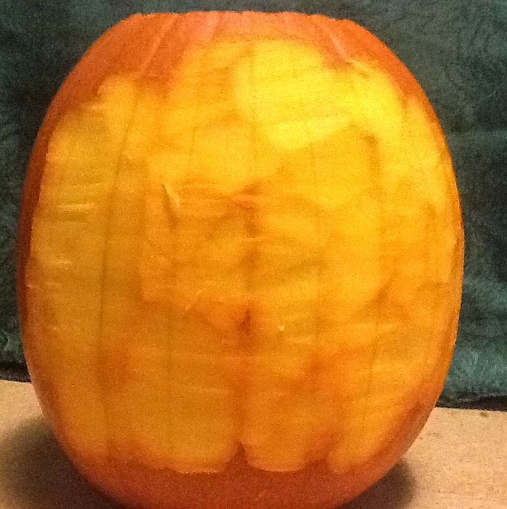 My First Ever Pumpkin Sculpture