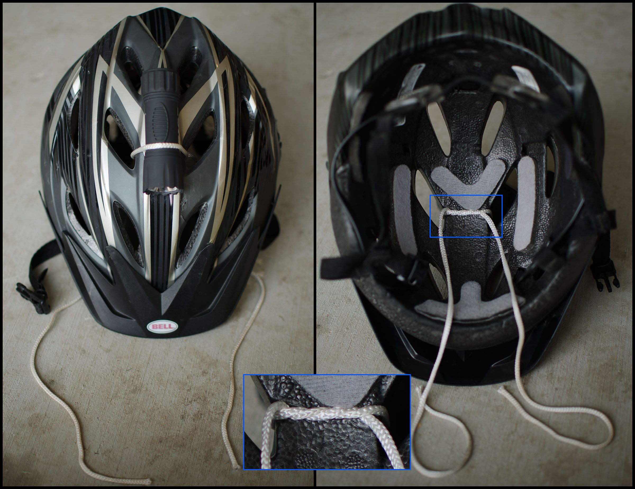 3 HelmetMounted Bike Light 3 Steps Instructables
