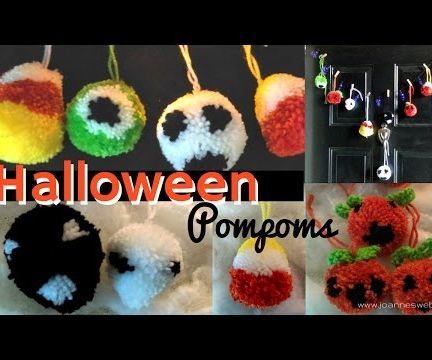 Halloween Pompoms