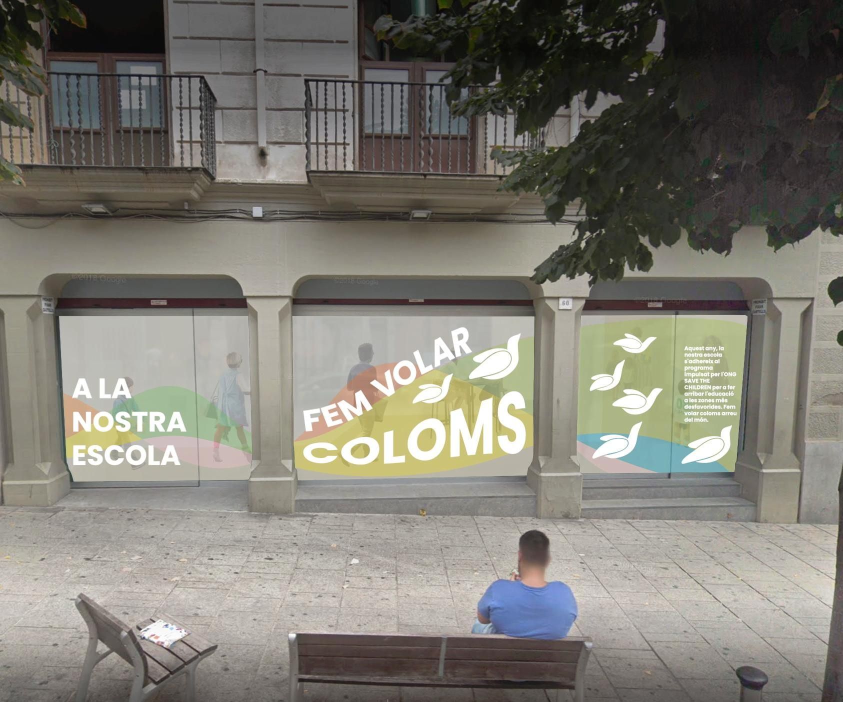 Mural Gràfic Amb Vinil (pràctica UOC – Assignatura Fabricació Digital)