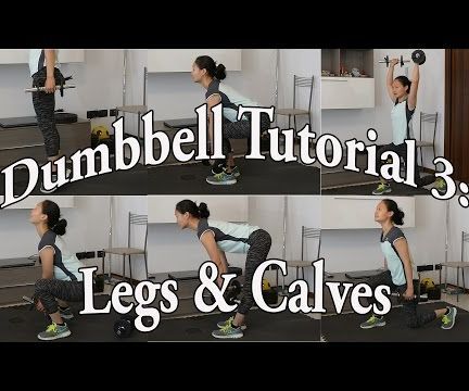 Beginner Dumbbell Tutorial 2: Legs & Calves 