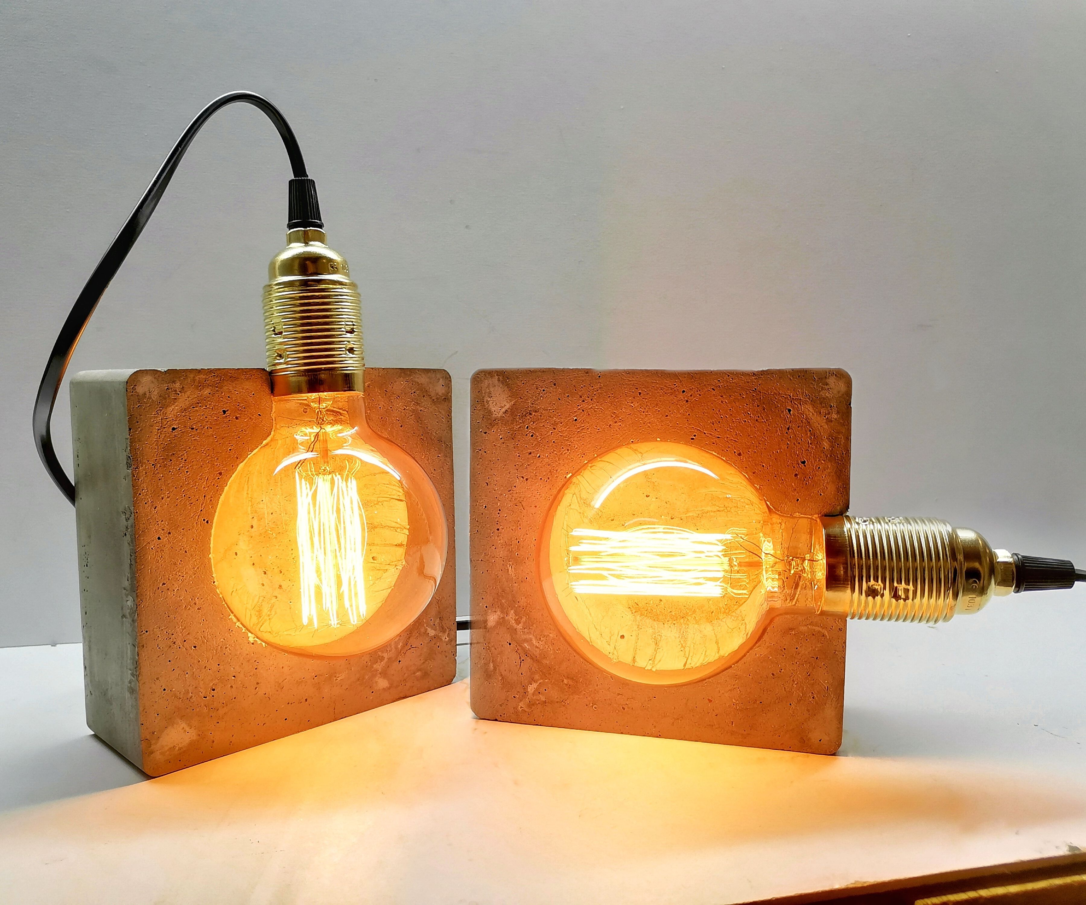 How to Make a Concrete Lamp?