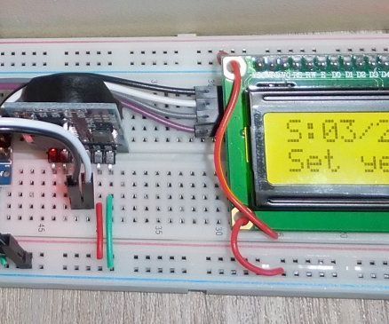 Clock, LCD Display, Infrared to Set