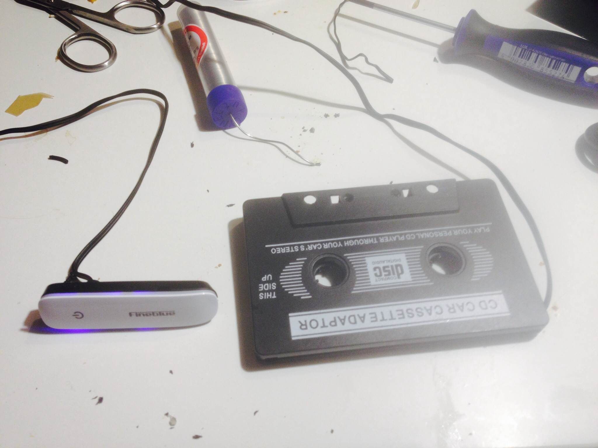 Bluetooth Car Audio Cassete When No Jack in Your Car Stereo ! 4 Steps Instructables