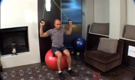 Lat Pull Down With Toning Tube