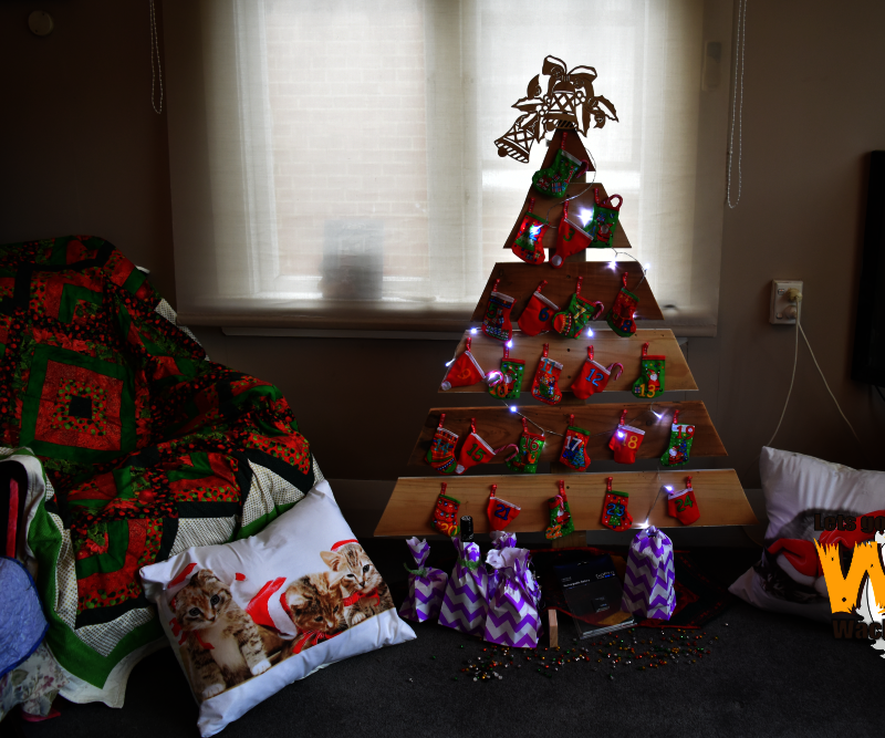 Rustic Xmas Tree & Advent Calendar