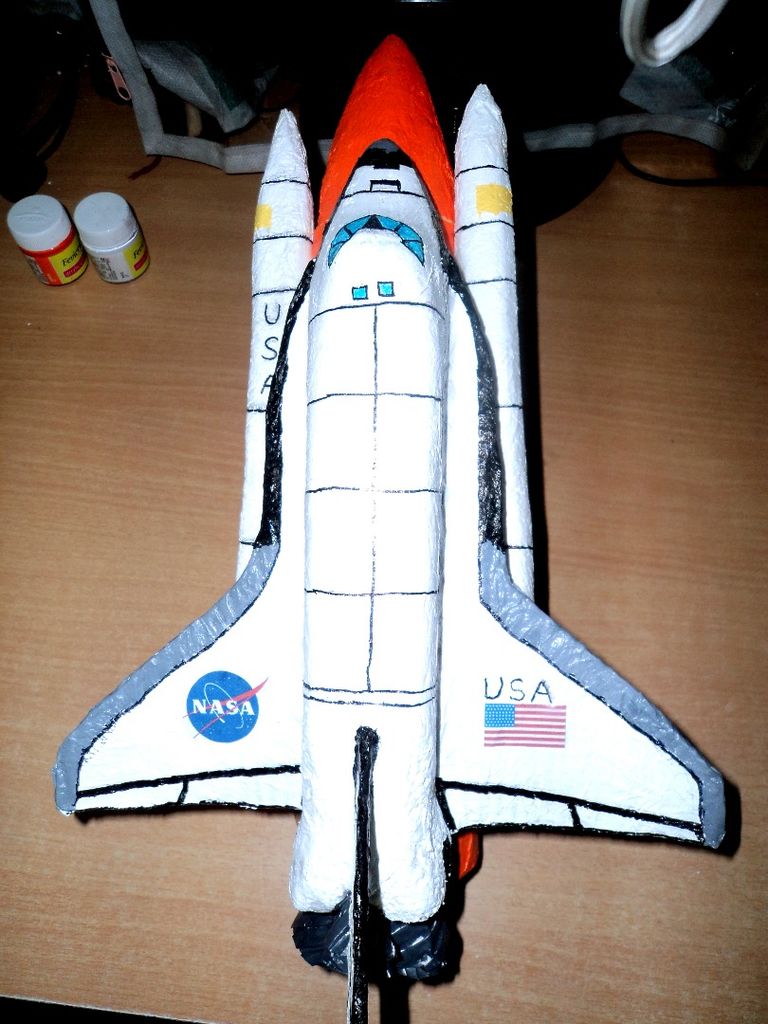 Space Shuttle Example Model Diy Make A Space Shuttle Model
