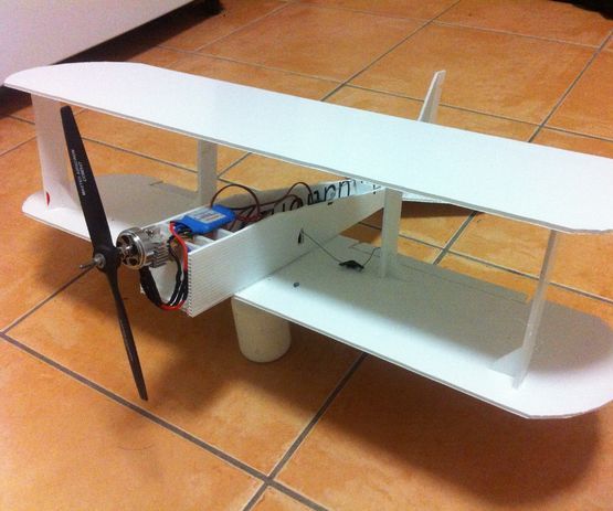 R/C coreflute BIPLANE!