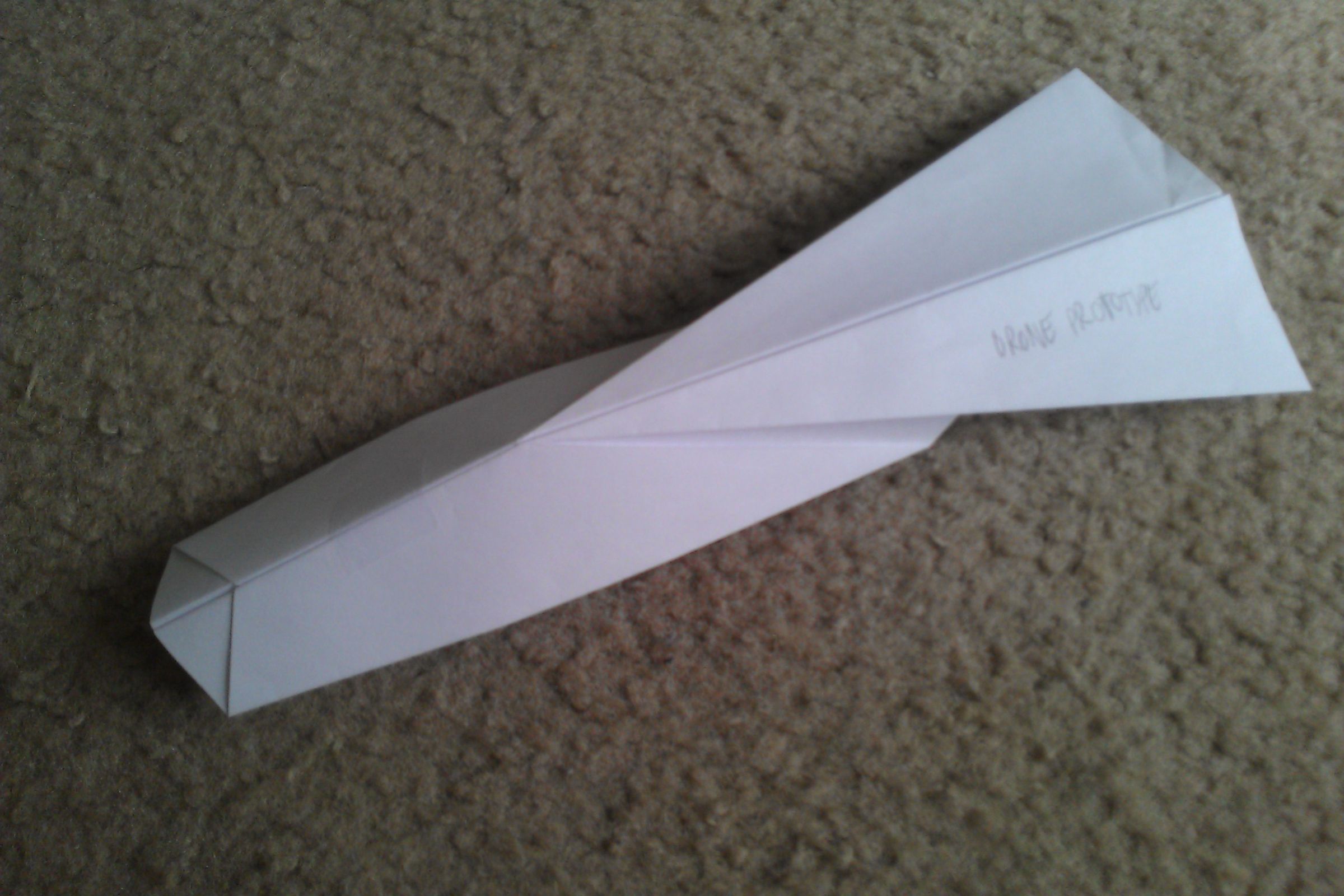 The Drone Paper Airplane- Pictures Only