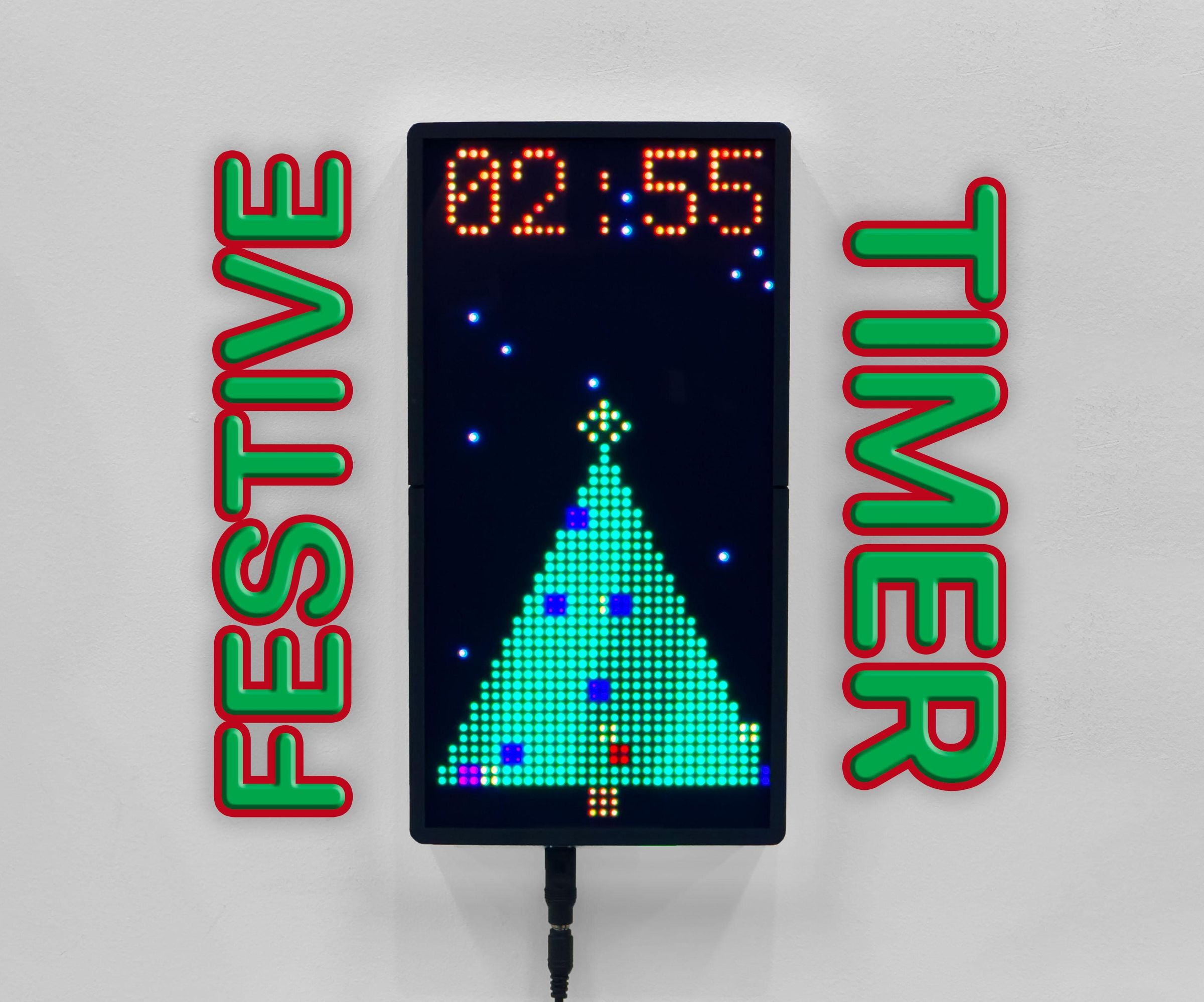 Matrix Festive Timer / CircuitPython BLE Tracker