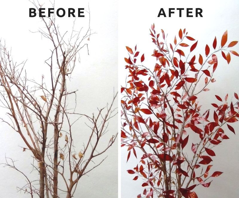 Tree Made Out of Recycled Plastic Bottles