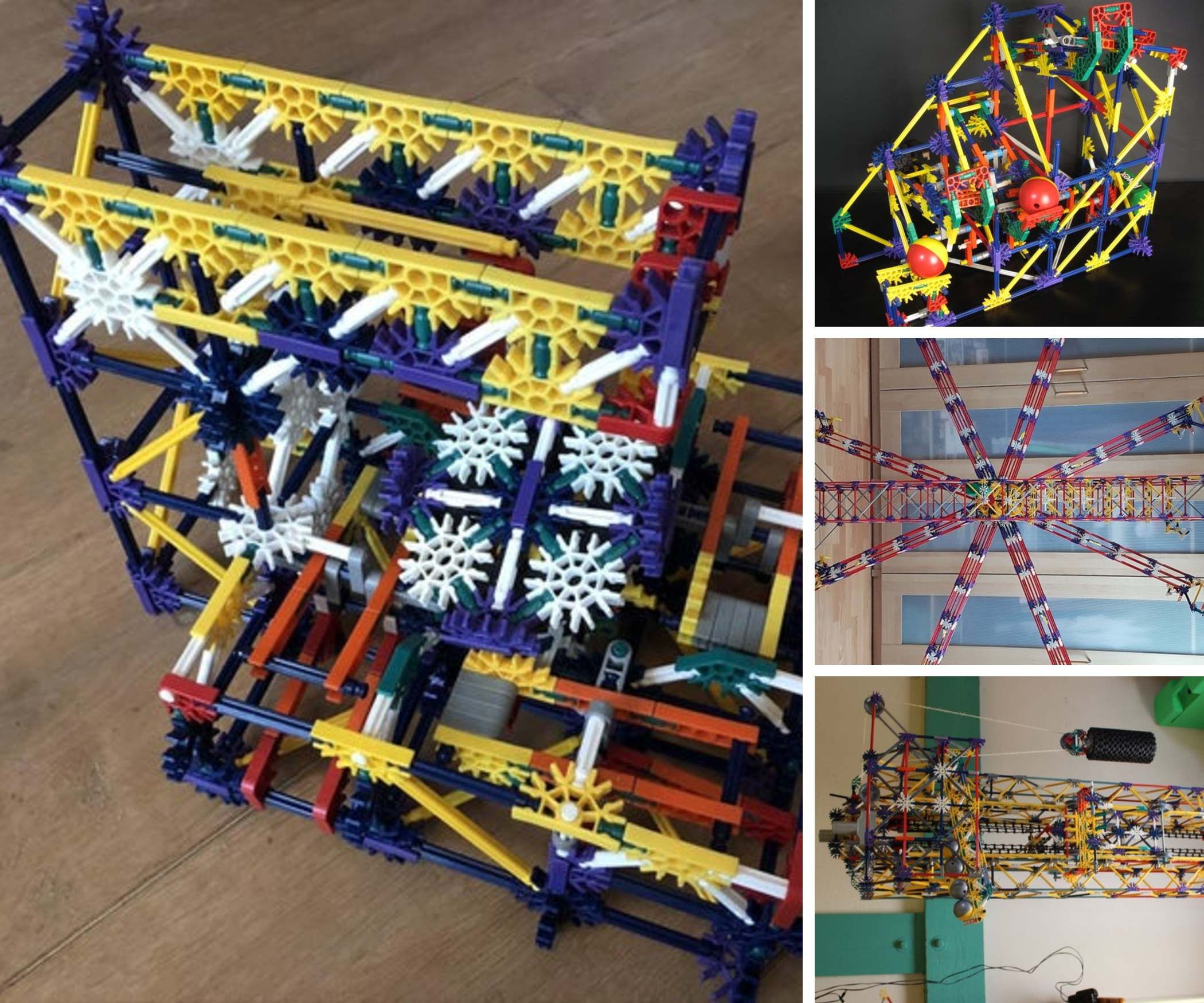 Knex Ball Machine Elements, Lifts, and More