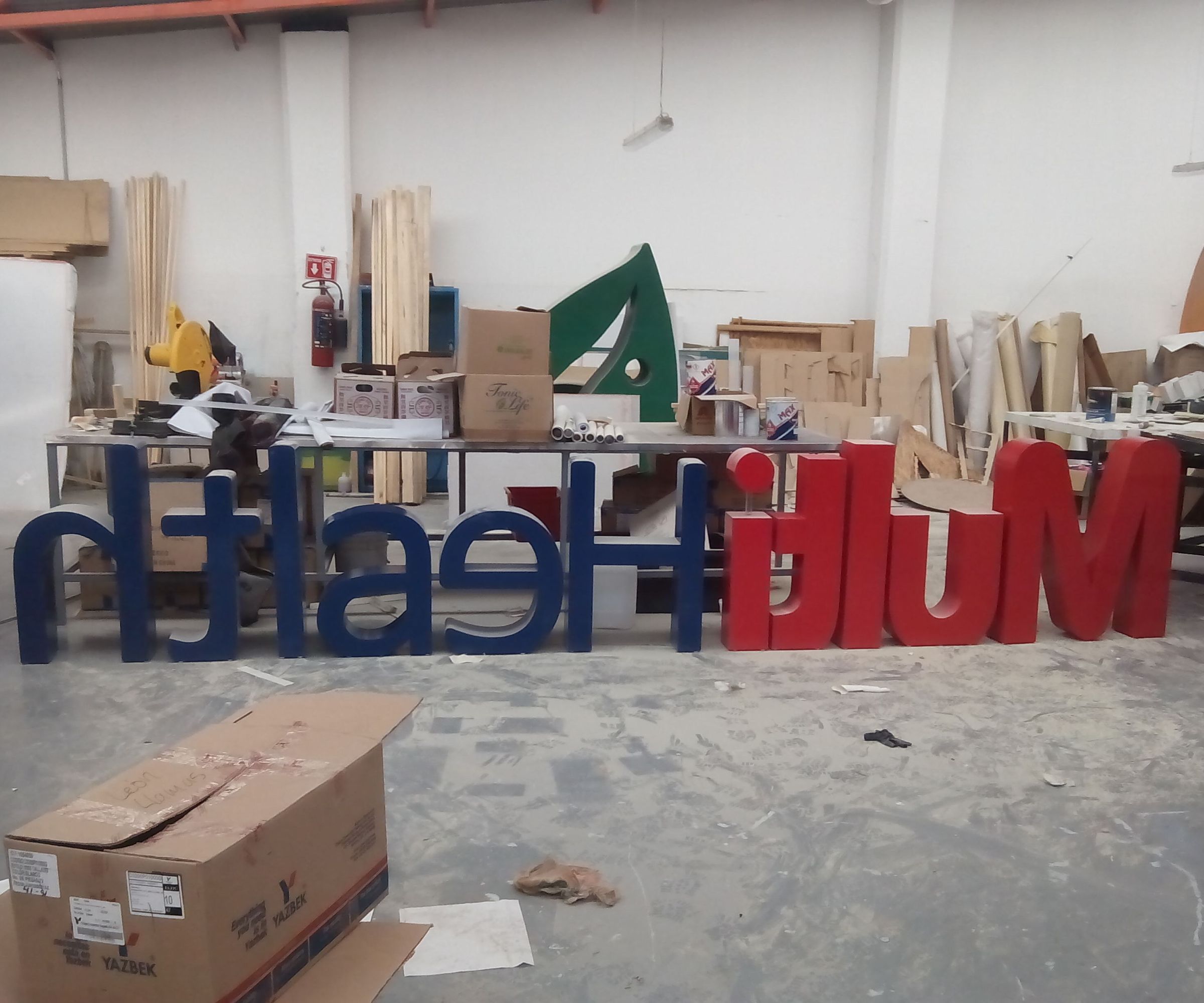 Large Laser Cut Letters and Forms