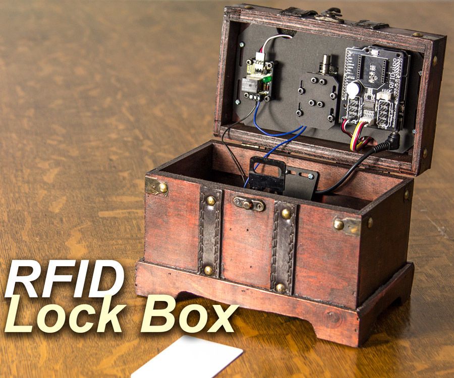 Arduino Controlled Lock Box With Solenoid and RFID