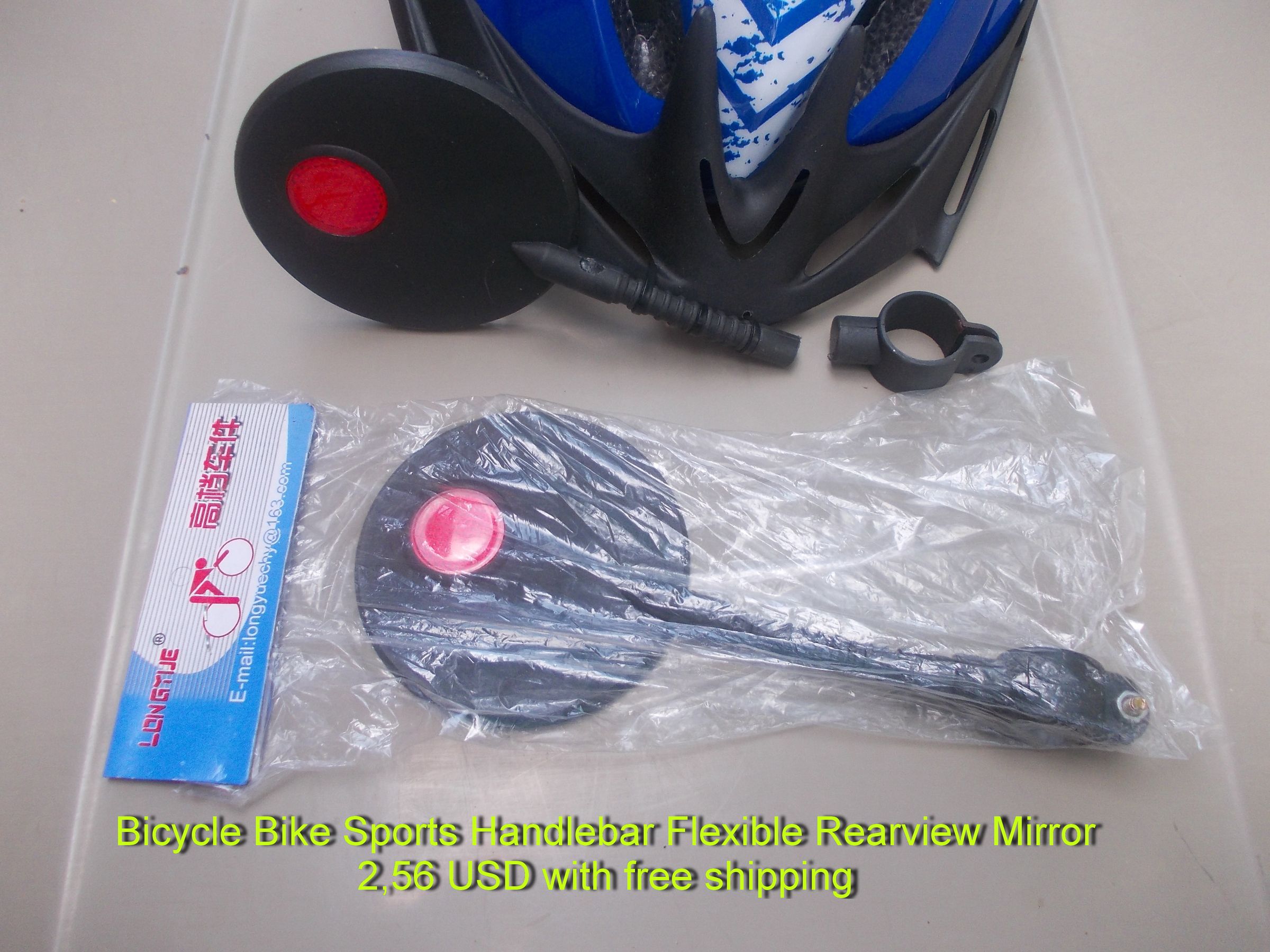 Bike Helmet Rearview Mirror