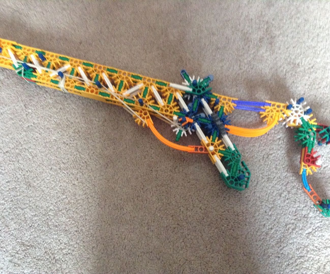My Knex SARBG Semi Auto Rubber Band Gun 6 Steps Instructables