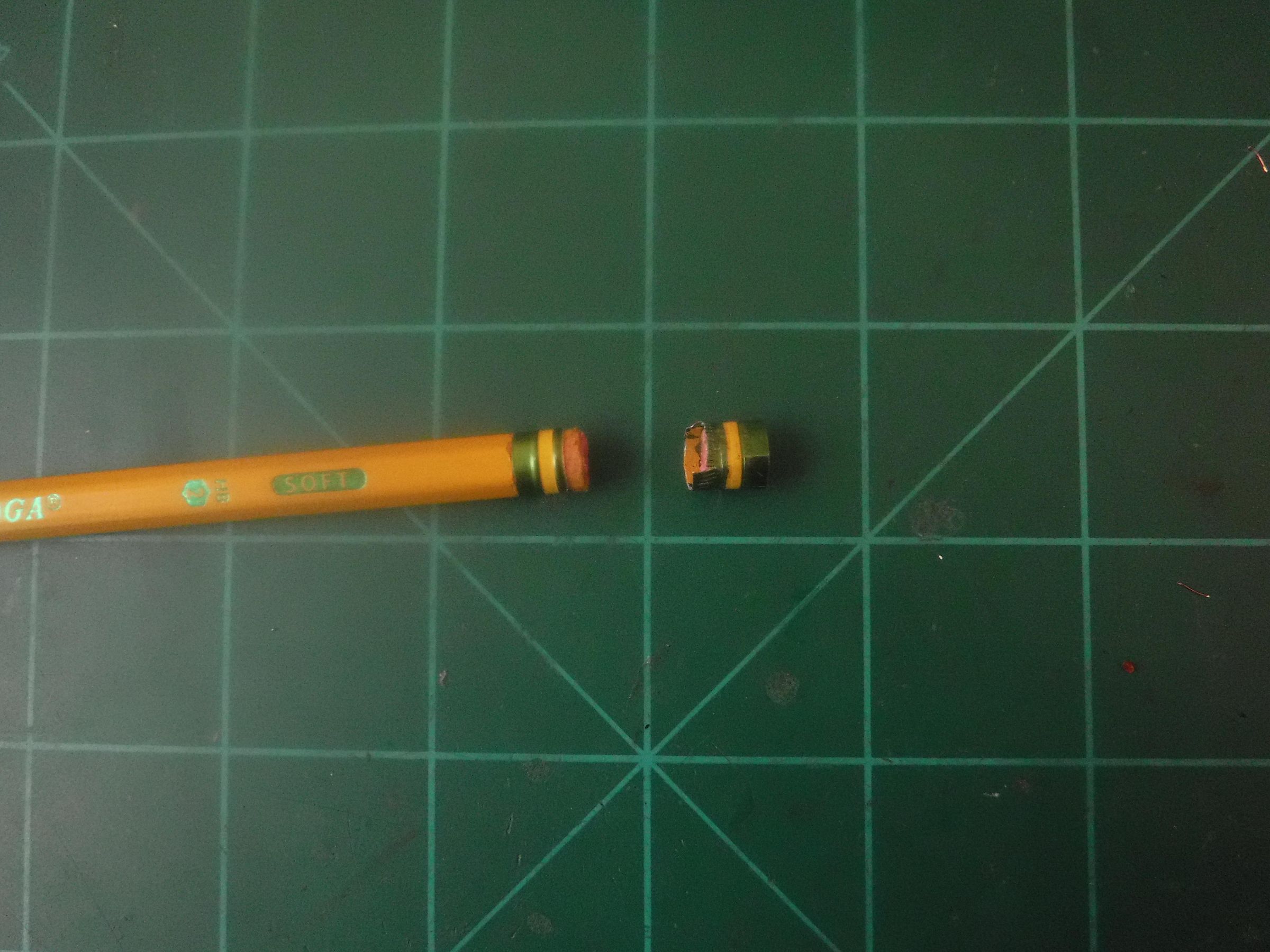 How to Reuse a Worn Down Pencil Eraser. 4 Steps Instructables