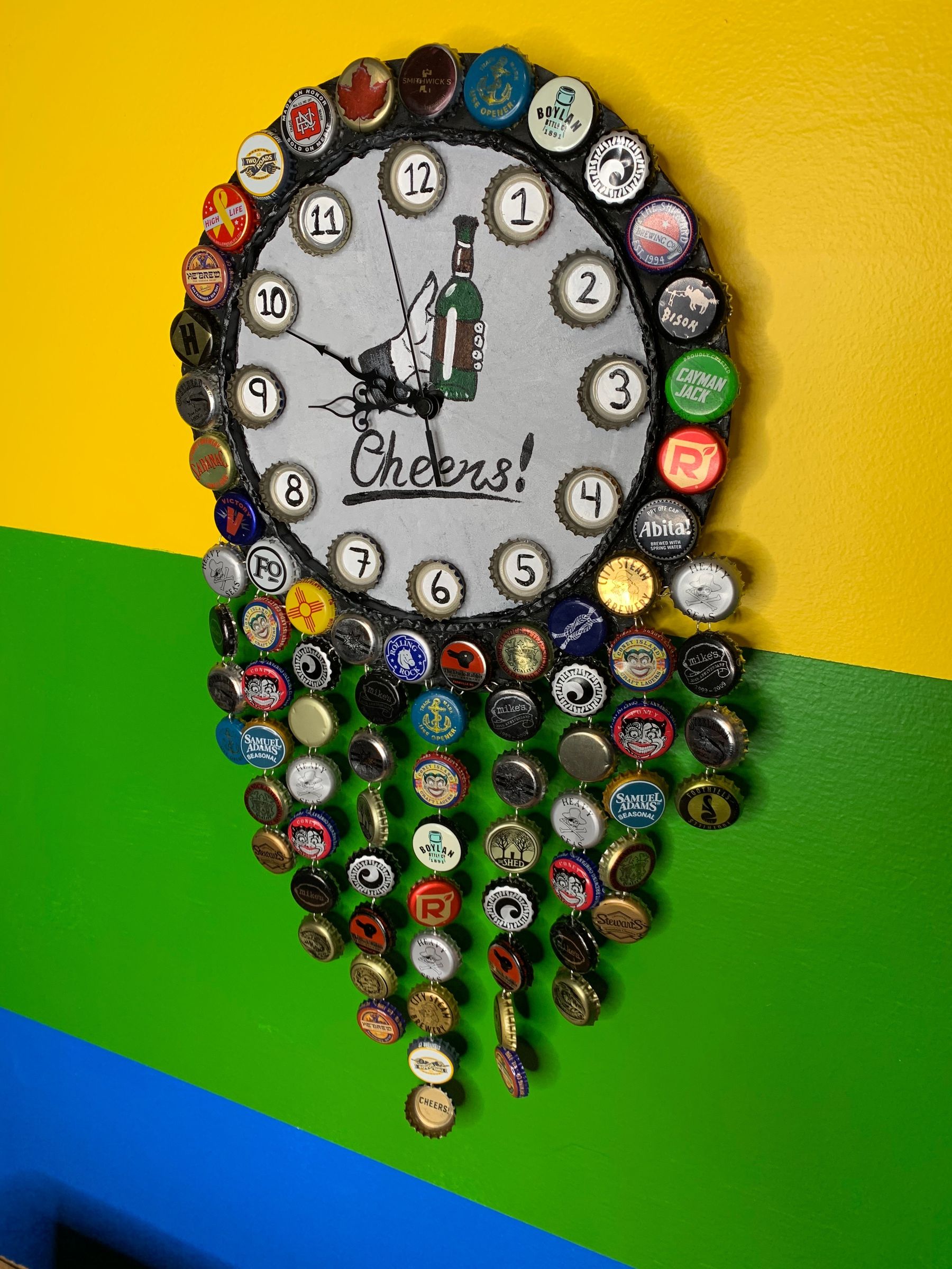 Bottle Cap Clock 9 Steps (with Pictures) Instructables