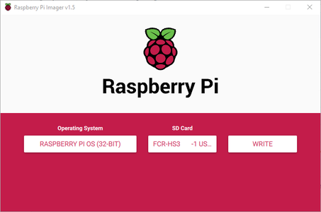 Burn the Raspberry Pi OS Image to the SD Card