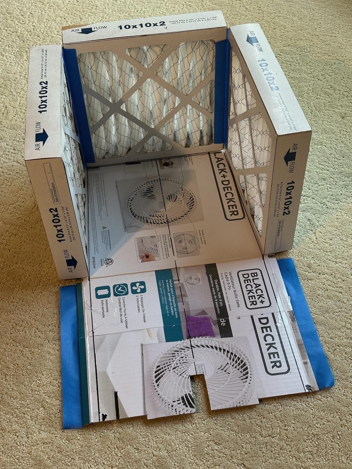 BD-3 DIY Air Purifier: a Quiet, Compact, Portable Universal C-R Box : 7 ...