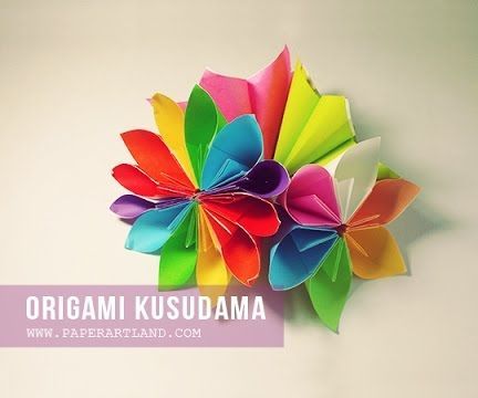 How to Make an Origami Flower ( Flor De Origami) | Origami Kusudama