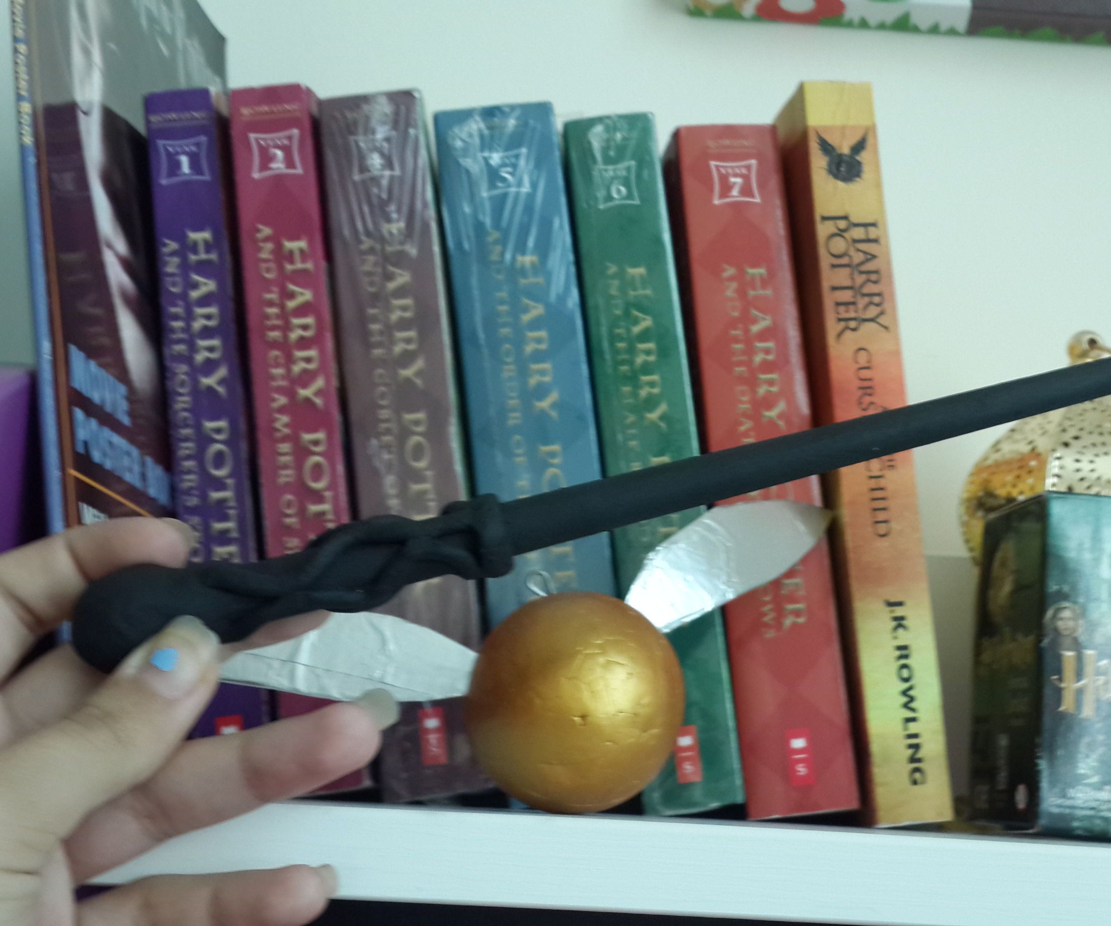 My Own Design Wand With Clay